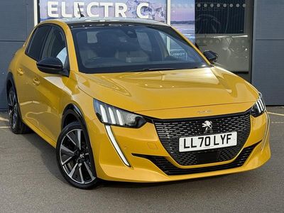 Yellow Used 2020 Peugeot 208 GT-line Hatchback | £12,195 (A bit pricey)