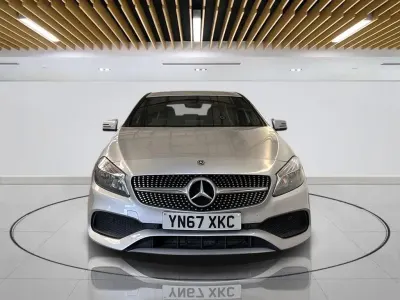 Used Mercedes A180 AMG line 109 HP (80 kW) 2017 Silver Hatchback