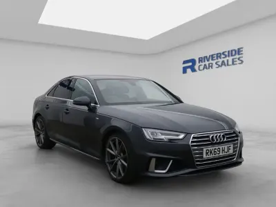 Used Audi A4 S-Line 150 HP (110 kW) 2019 Grey Sedan