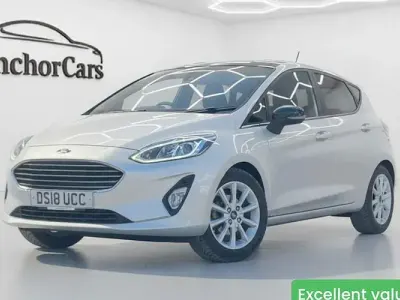 Used Ford Fiesta Titanium 125 HP (91 kW) 2018 Silver Hatchback