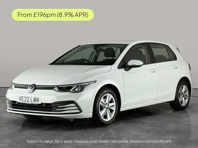 Begagnad VW Golf VIII Life 130 HK (95 kW) 2022 Vit Halvkombi