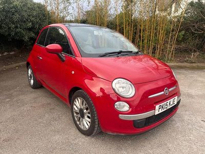 Used Fiat 500 Lounge 69 HP (50 kW) 2015 Red Hatchback