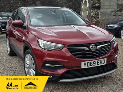 Used Vauxhall Grandland X Elite 130 HP (95 kW) 2020 Red SUV