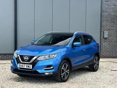Used Nissan Qashqai N-Connecta 115 HP (84 kW) 2018 Blue SUV