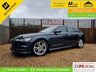 Used Audi A6 S-Line 190 HP (139 kW) 2017 Blue Estate