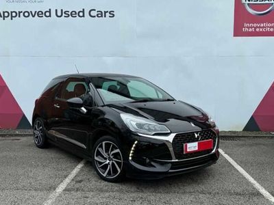 used DS Automobiles DS3 1.2 PureTech Black Lezard 3dr