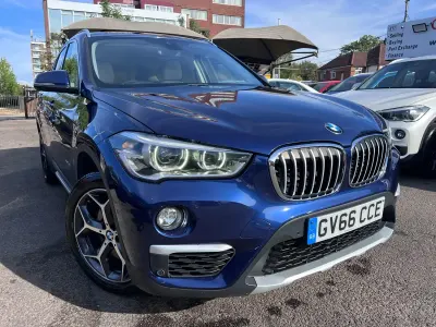 Used BMW X1 xLine 192 HP (141 kW) 2016 Blue SUV