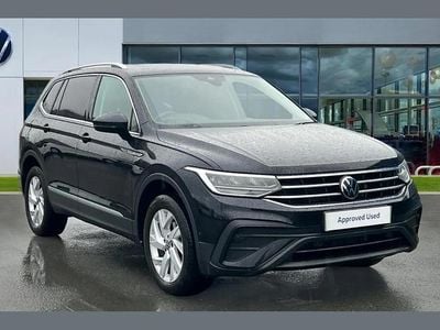 Black Used 2022 VW Tiguan Allspace Life SUV | £22,745 (Fair price)