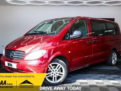 Used Mercedes Vito 116 HP (85 kW) 2009 Red Van