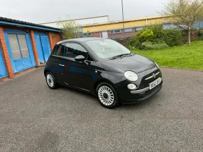 Used Fiat 500 Lounge 85 HP (62 kW) 2012 Black Hatchback