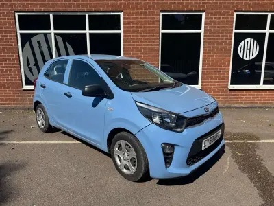 Used Kia Picanto 66 HP (48 kW) 2019 Blue Hatchback