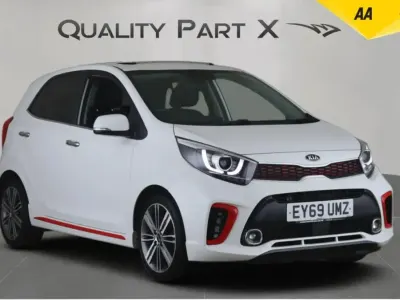 Begagnad Kia Picanto GT-Line S 99 HK (72 kW) 2019 Vit Halvkombi