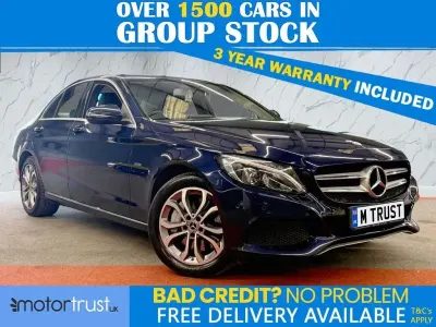 Begagnad Mercedes C350e 2018 Blå Sedan