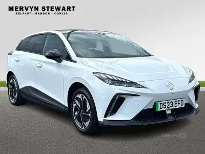 Used MG MG4 EV Trophy 150 kW (204 HP) 2023 White Hatchback