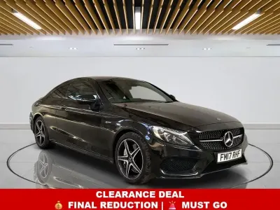 Used Mercedes C43 AMG Premium Plus 367 HP (269 kW) 2017 Black Coupe