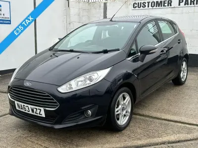 Used Ford Fiesta Zetec 82 HP (60 kW) 2013 Black Hatchback