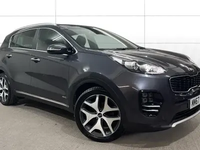 Used Kia Sportage GT-Line 177 HP (130 kW) 2018 Silver SUV