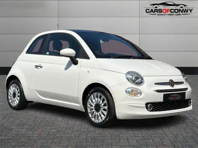 Used Fiat 500 Lounge 70 HP (51 kW) 2021 White Hatchback