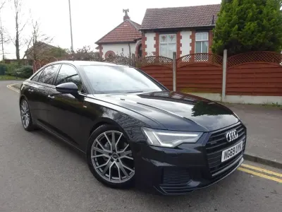 Begagnad Audi A6 Black Edition 204 HK (150 kW) 2019 Grå Sedan