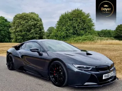 Used BMW i8 Basis 374 HP (275 kW) 2018 Grey Coupe
