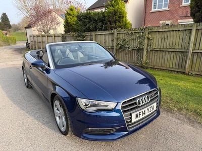 Begagnad Audi A3 Cabriolet Sport 150 HK (110 kW) 2014 Blå Cab