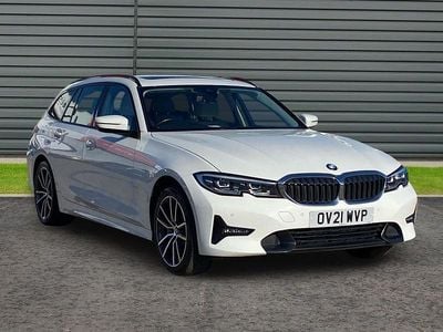 Used BMW 330 Sport Line 2021 White Estate