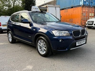 Begagnad BMW X3 Comfort Edition 184 HK (135 kW) 2010 Blå SUV