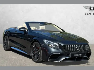Used Mercedes S63 AMG 603 HP (443 kW) 2019 Black Cabriolet