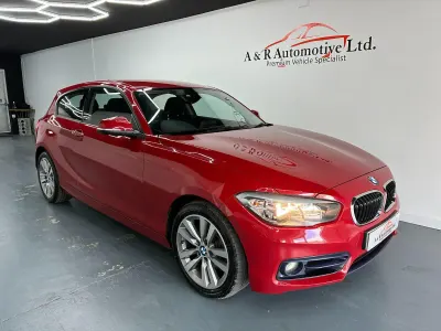 Used BMW 120 Sport Line 2016 Red Hatchback