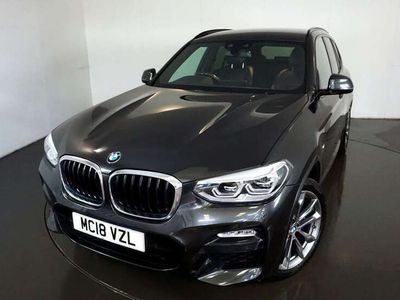 used BMW X3 3.0 XDRIVE30D M SPORT 5d 261 BHP-2 FORMER KEEPERS--BLACK VERNASCA LEATHER-PERFORMANCE CONTROL-SUN PR