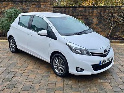 White Used 2014 Toyota Yaris Hatchback | £5,745 (Fair price)