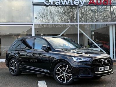 Black Used 2022 Audi Q7 Black Edition SUV | £40,750 (Good price)
