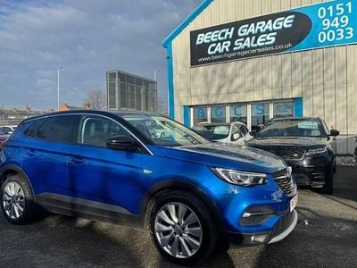 Used Vauxhall Grandland X Elite 130 HP (95 kW) 2020 Blue SUV
