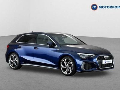 Used Audi A3 S-Line 2021 Blue Sedan