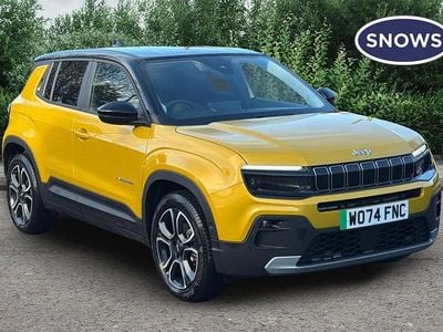 Used Jeep Avenger EV Summit 114 kW (156 HP) 2025 Yellow SUV