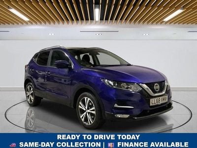 Used Nissan Qashqai N-Connecta 115 HP (84 kW) 2018 Blue SUV