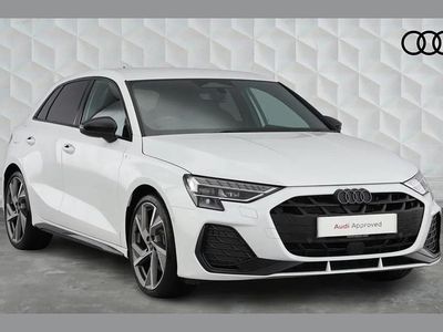 Used Audi A3 Black Edition 150 HP (110 kW) 2025 White Hatchback