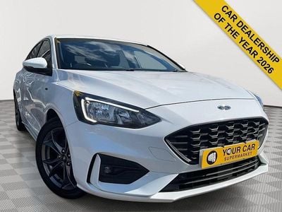 Used Ford Focus ST-Line 125 HP (91 kW) 2019 White Hatchback