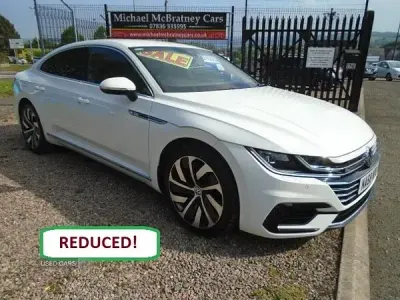 Used VW Arteon R-line 190 HP (139 kW) 2018 White Hatchback