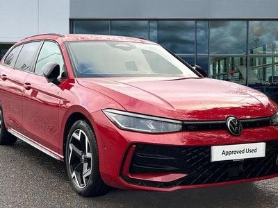 Red Used 2025 VW Passat R-line Estate | £34,196