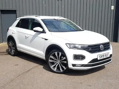 Used VW T-Roc R-line 115 HP (84 kW) 2019 White SUV