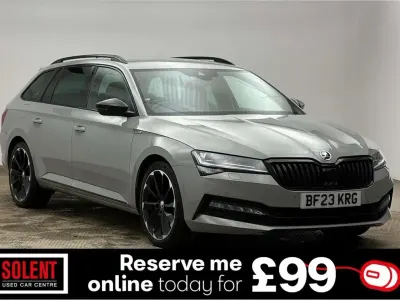 Used Skoda Superb SportlinePlus 187 HP (137 kW) 2023 Grey Estate