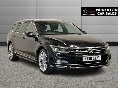 Used VW Passat R-line 150 HP (110 kW) 2018 Black Estate