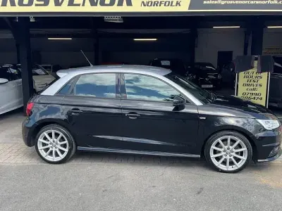 Used Audi A1 Sportback S-Line 125 HP (91 kW) 2017 Black Hatchback