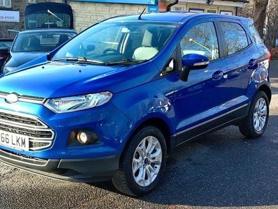 Blue Used 2016 Ford Ecosport Zetec SUV | £4,999 (Fair price)