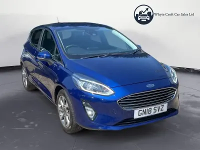 Used Ford Fiesta Titanium 2018 Blue Hatchback