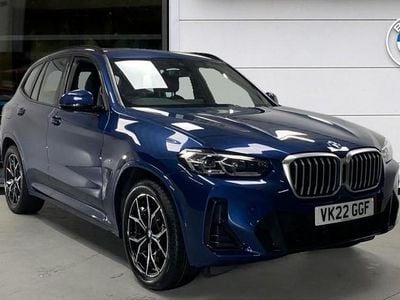 Blue Used 2022 BMW X3 M Sport SUV | £32,450 (Fair price)