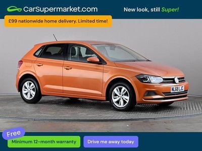 Used VW Polo SE 2018 Orange Hatchback