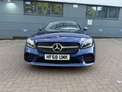 Used Mercedes C200 AMG Line Premium 2018 Blue Coupe