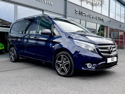 Usado Mercedes Vito 2017 Azul Van